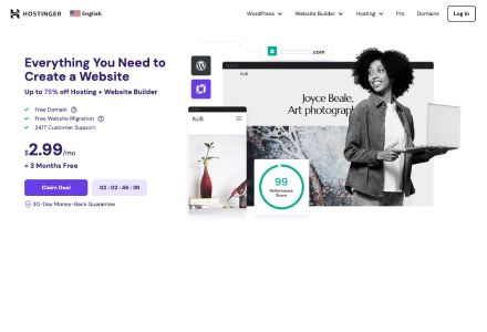 Hostinger - Top-Notch eCommerce Website Builder