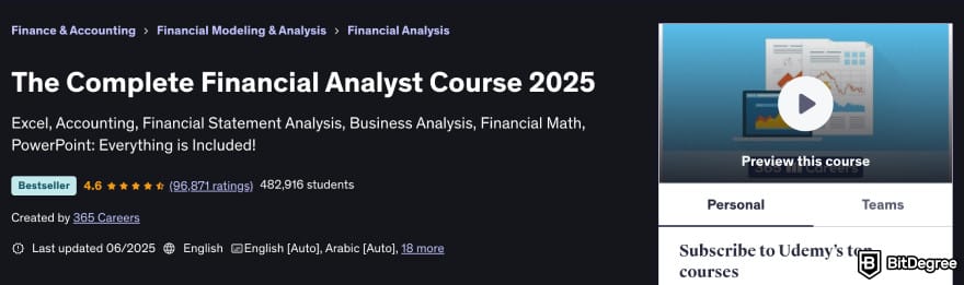 How to become a financial analyst: The Complete Financial Analyst Course.