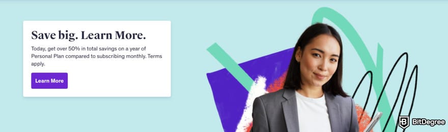 How to become a financial analyst: a Udemy promotion.