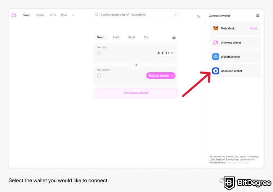 How to buy Brett Coin: connect to Coinbase Wallet.