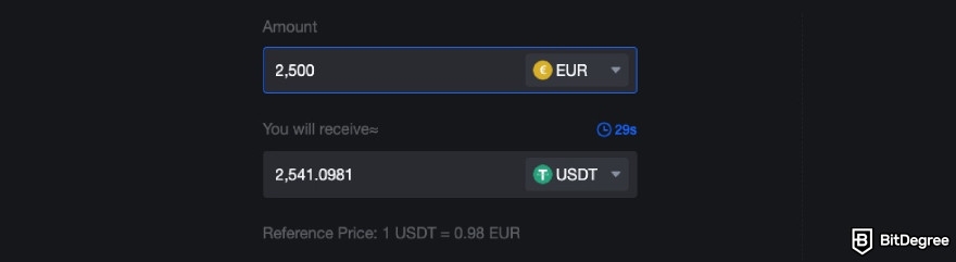 How to buy ChainGPT: MEXC USDT purchase.