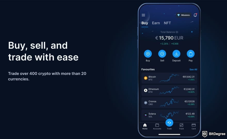 How to buy crypto in Singapore: Crypto.com supports the buying, selling, and trading of over 400 crypto with more than 20 fiat.