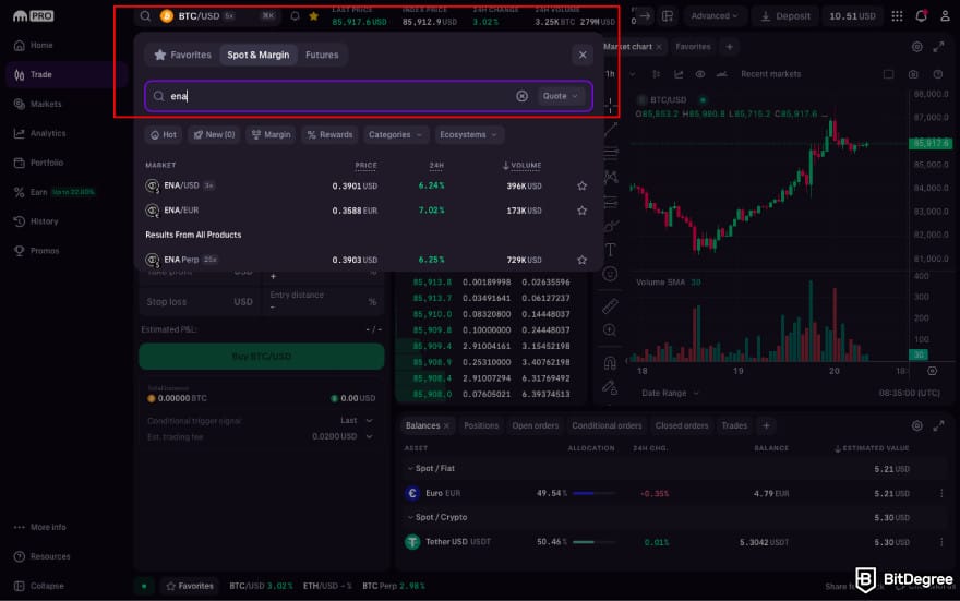 How to Buy ENA: find ENA trading pairs on Kraken.
