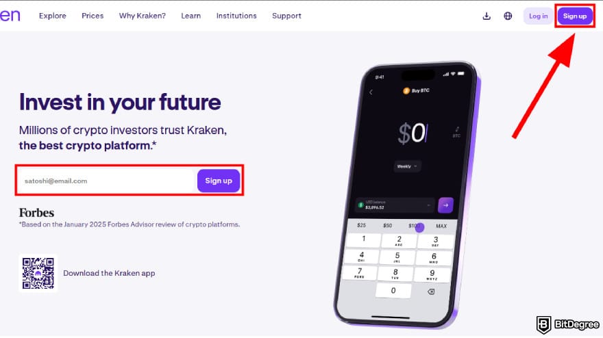 How to buy Gigachad coin: start with the account creation.