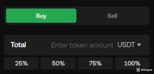 How to buy Kaspa coins: the [Buy] tab on OKX Web3 Wallet.