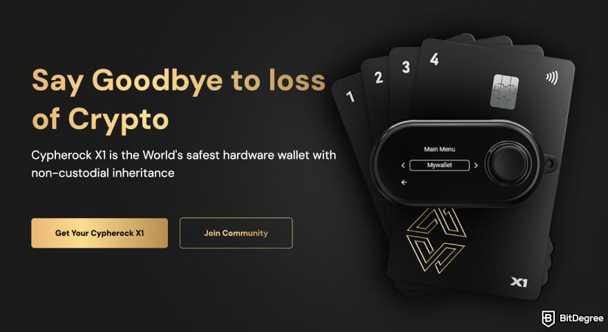How to buy Lightchain AI: Cypherock X1 page.