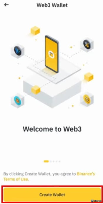 How to buy MIND of Pepe: Binance Web3 wallet create wallet.
