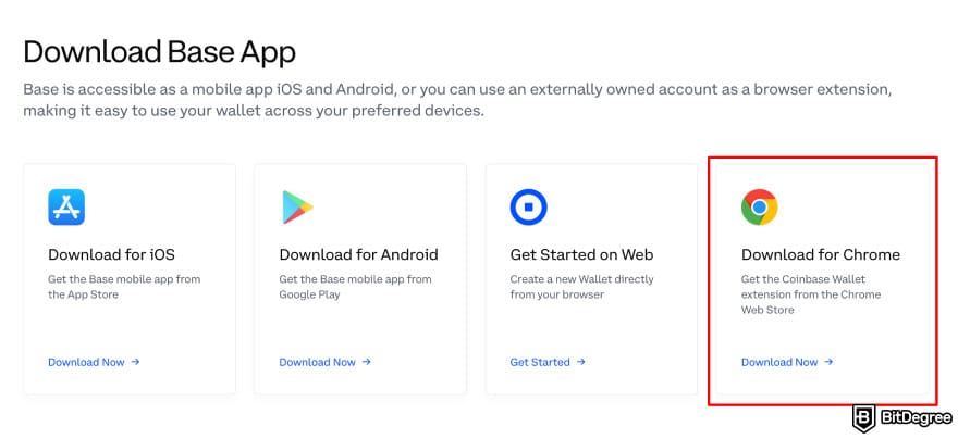 How to buy MIND of Pepe: download Base App page.