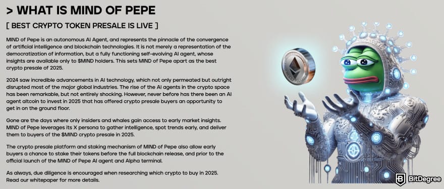 How to buy MIND of Pepe: what is MIND of Pepe.