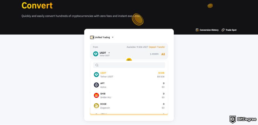 How to buy PENGU: select fiat currency.