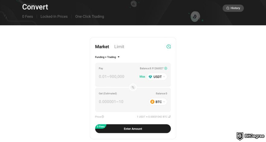 How to buy PENGU: select order type.