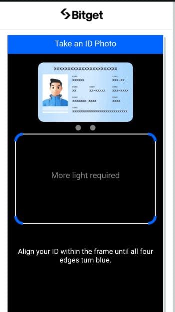 How to buy Pi Coin on Bitget: scan your document.