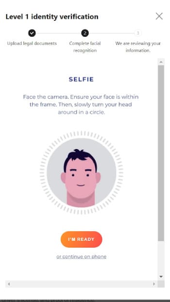 How to buy Pi Coin on Bitget: take a selfie.