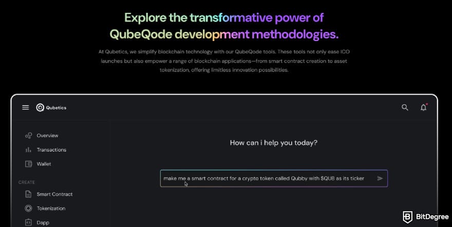 How to buy Qubetics crypto: QubeQode.