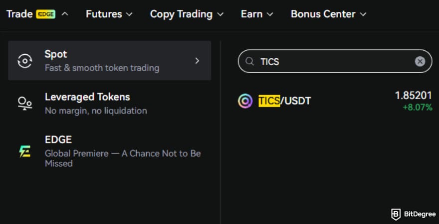How to buy Qubetics crypto: TICS/USDT trading pair on LBank.