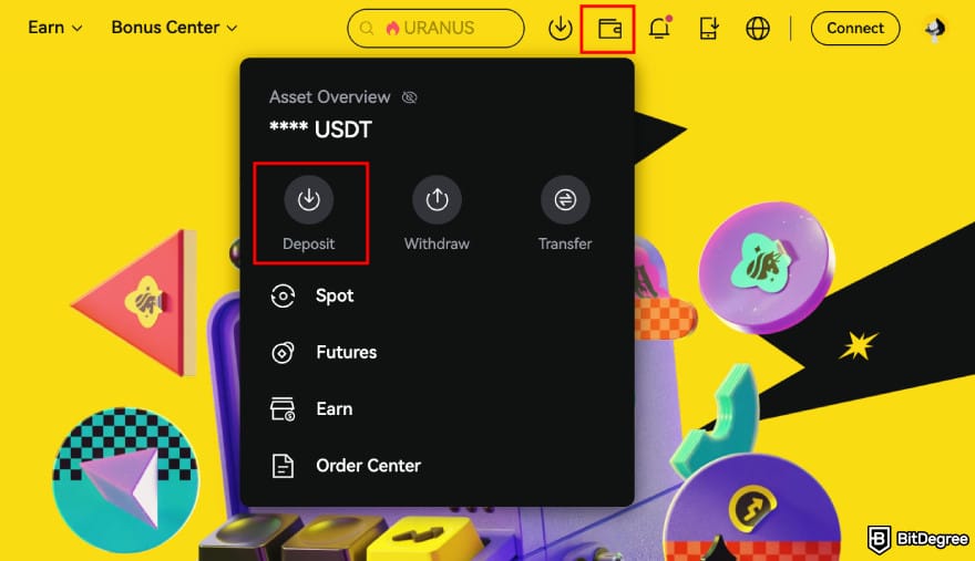 How to buy RXS coin: LBank deposit.