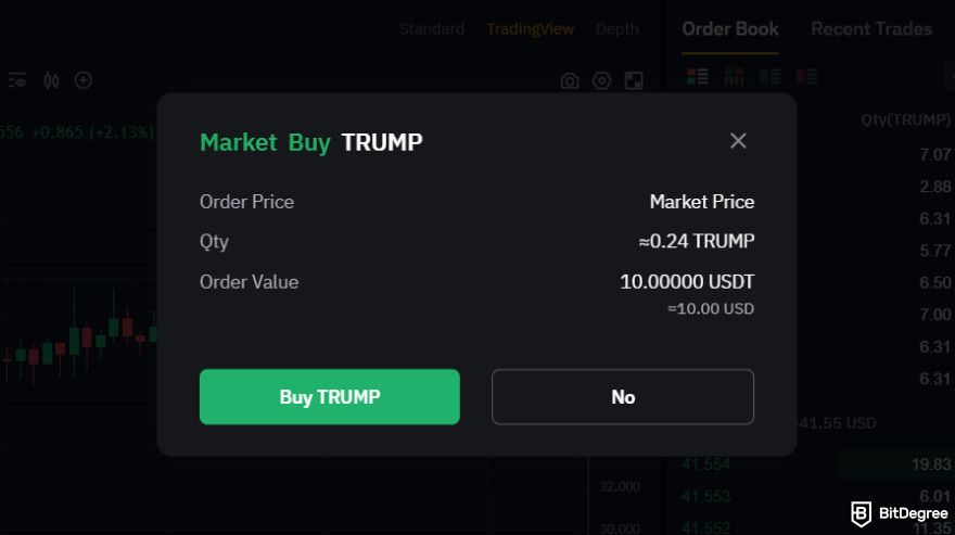 How to buy Trump crypto coin: review order.