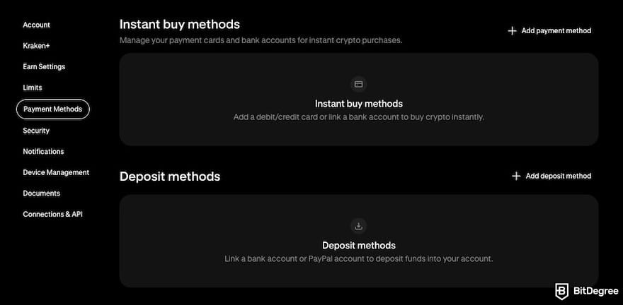 How to buy World Liberty Financial crypto: Kraken's payment methods.
