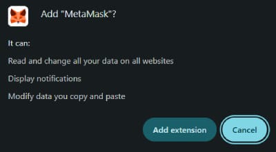 How to buy XYZVerse: add MetaMask to browser.