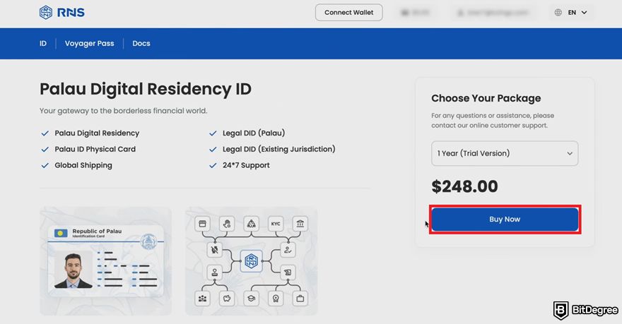 How to bypass US crypto laws: buying a Palau ID package.