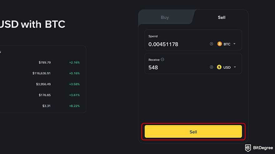 How to cash out Bitcoin: sell BTC for USD on Binance. 