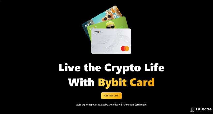 How to choose a crypto exchange: Bybit Card.