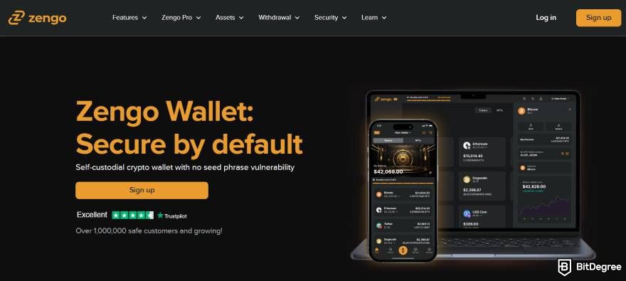 How to choose a crypto wallet: Zengo.