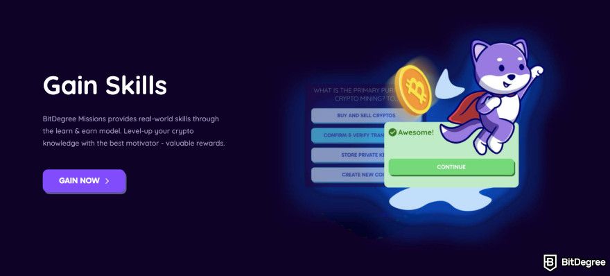 How to claim BLAST airdrop: complete BitDegree Missions and gain valuable skills.