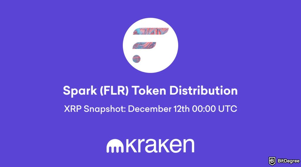 How to claim Flare airdrop: the token distribution announcement on the Kraken blog.