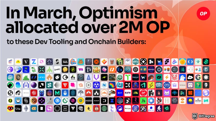 How to claim Optimism airdrop: the projects has allocated over 2 million of OP token in March alone.