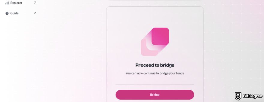 How to claim Taiko airdrop: click [Bridge].