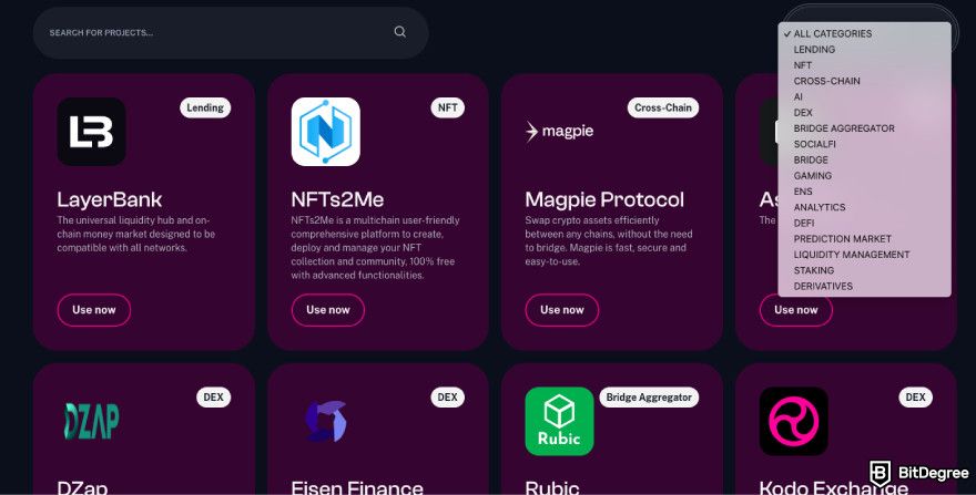 How to claim Taiko airdrop: click [ALL CATEGORIES].