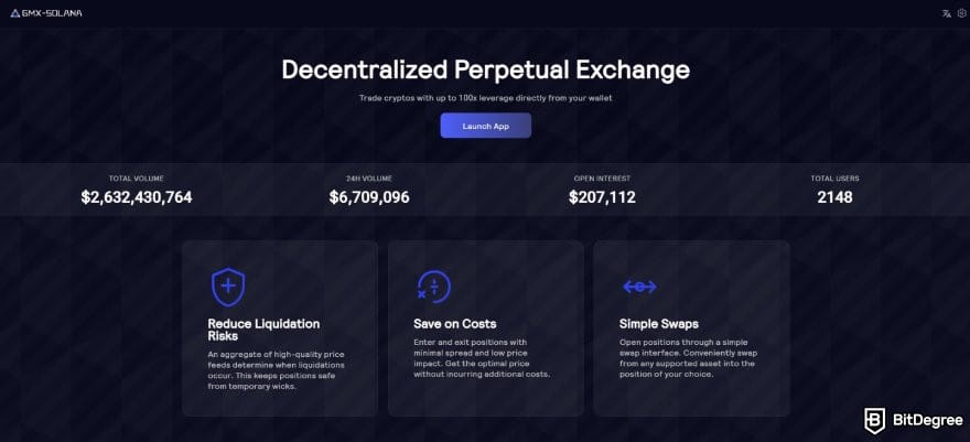 How to claim WEN airdrop: GMX-Solana homepage.