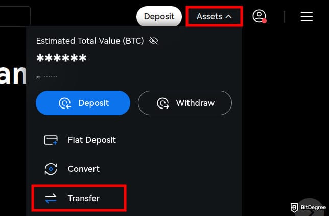 How to deposit money into crypto exchange: the Asset transfer menu on BTCC. How to deposit money into crypto exchange: the Asset transfer menu on BTCC.