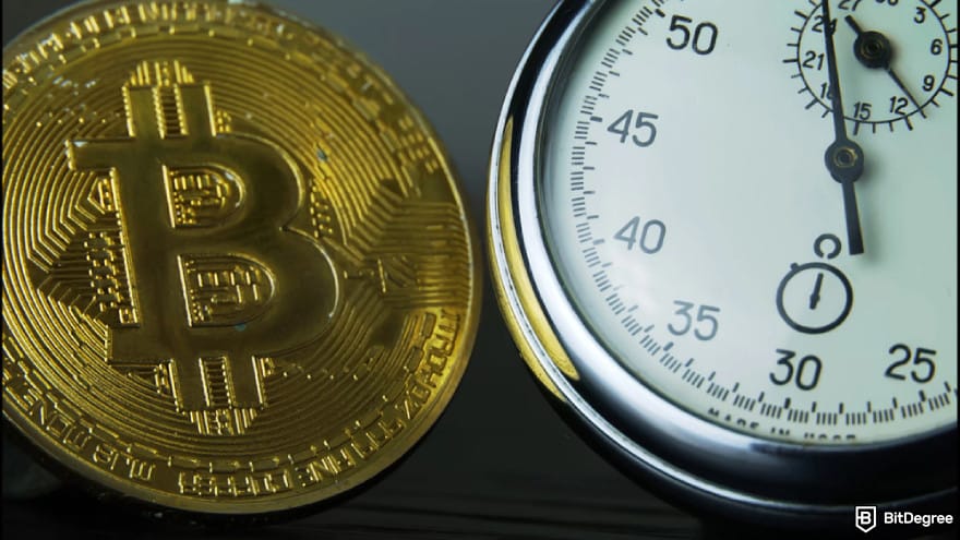 How to deposit money into crypto exchange: a BTC coin and a stopwatch. How to deposit money into crypto exchange: a BTC coin and a stopwatch.