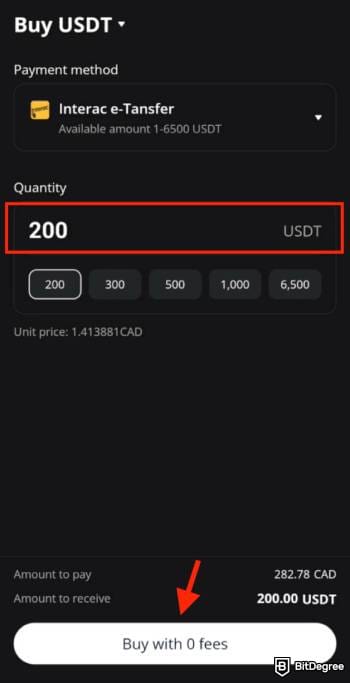 How to deposit money into crypto exchange: the deposit amount page on BTCC app. How to deposit money into crypto exchange: the deposit amount page on BTCC app.