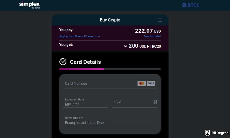 How to deposit money into crypto exchange: Simplex checkout page. How to deposit money into crypto exchange: Simplex checkout page.