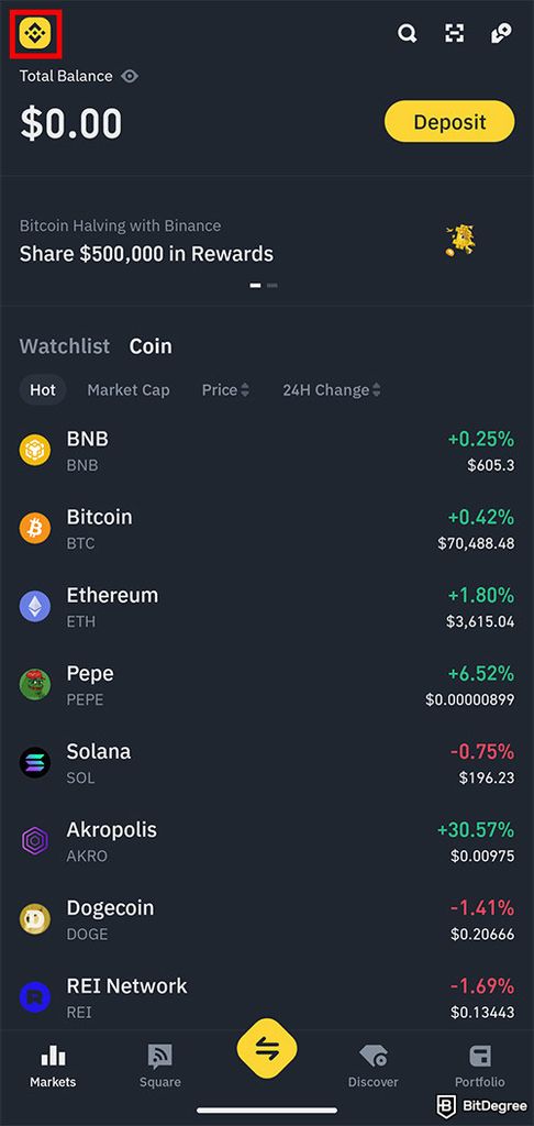 How to get a crypto wallet: Binance Web3 Wallet dashboard.