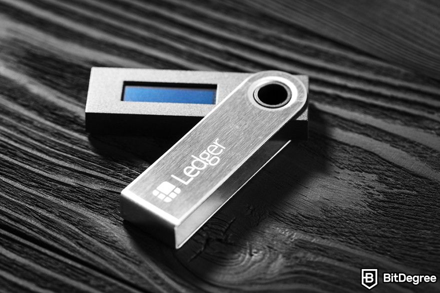 How to get a crypto wallet: A hardware wallet from Ledger.