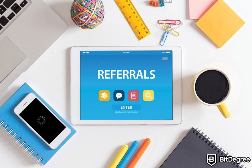 How to get Bitcoins for free: referrals.