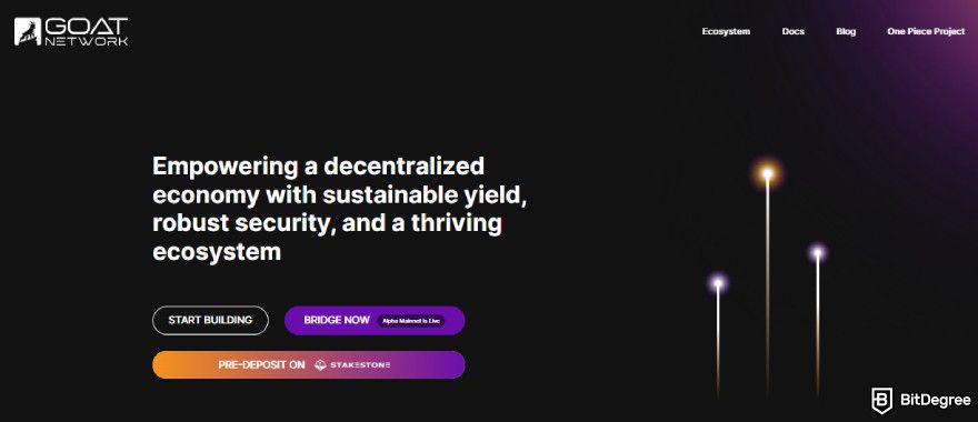How to get Floki airdrop: Goat Network website.