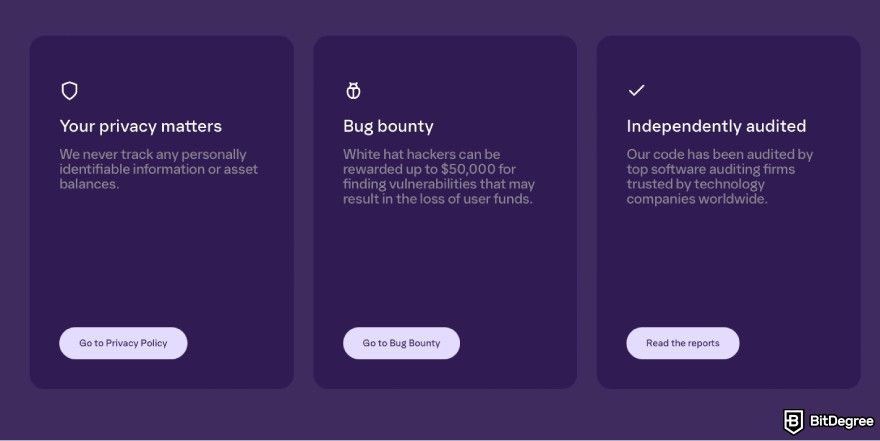 How to get Phantom airdrop: a screenshot of Phantom Wallet's security features.