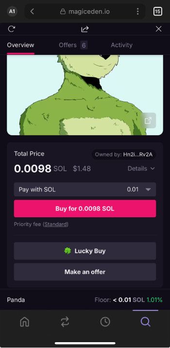 How to get Phantom airdrop: click [Buy].