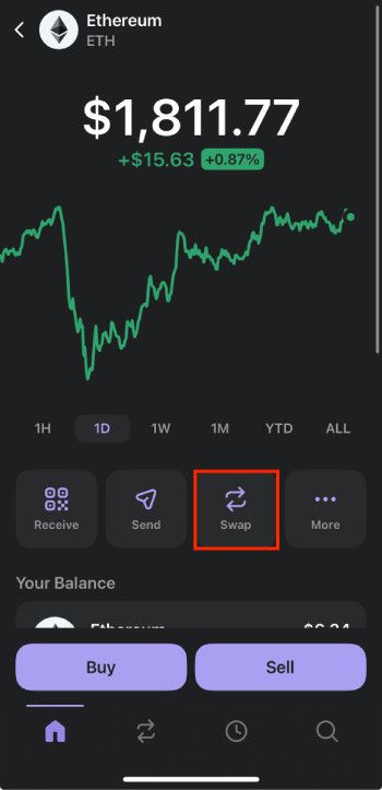 How to get Phantom airdrop: click [Swap].
