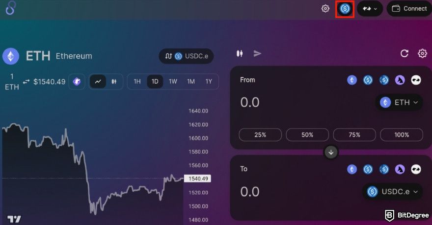 How to get ZKsync airdrop: the [Paymaster] button on SyncSwap.