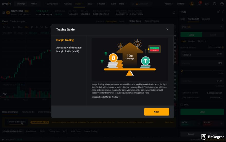 How to leverage trade crypto: go through the Margin trading tutorial.