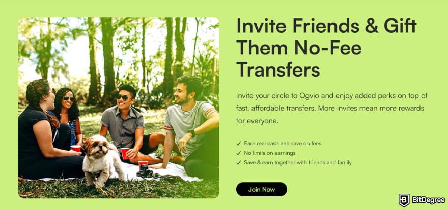 How to make money online in Nigeria: invite friends and gift them no-fee transfers with Ogvio.