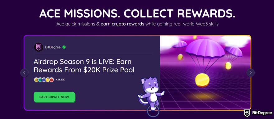 How to make money online in Nigeria: BitDegree's Missions.