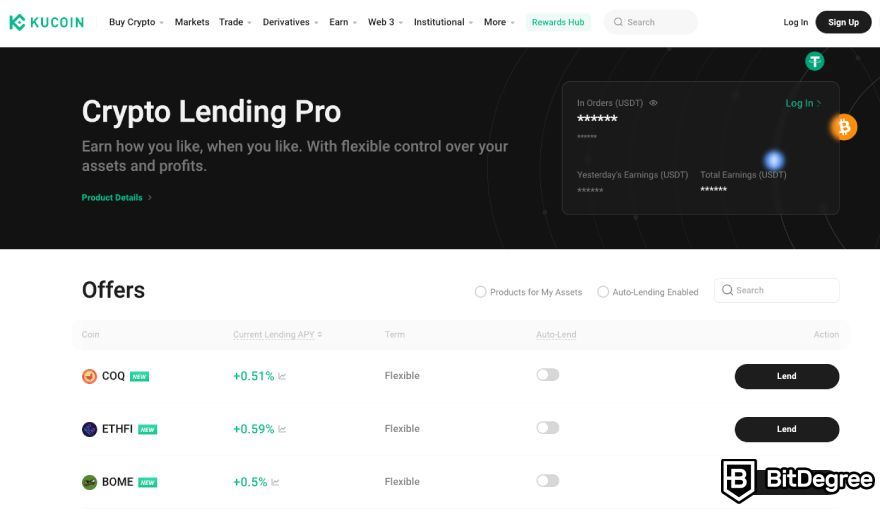 How to make money with cryptocurrency: crypto lending on KuCoin.
