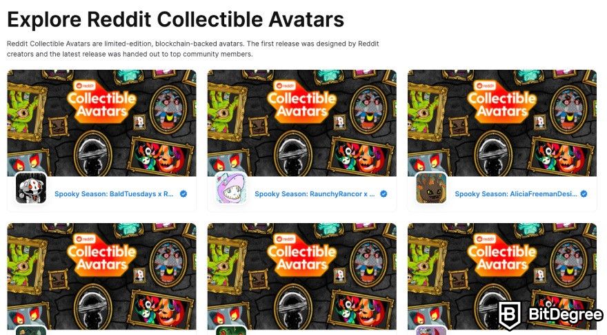 How to mint NFT for free: Reddit Collectible Avatars.